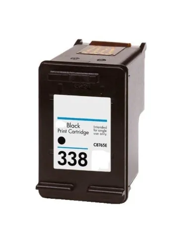 HP 338 NEGRO Cartucho de tinta para impresora negro compatible hp 338 18 ml.  C8765E