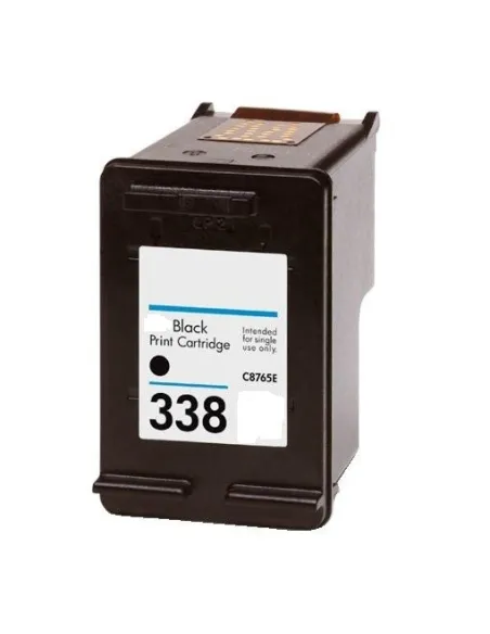 HP 338 NEGRO Cartucho de tinta para impresora negro compatible hp 338 18 ml.  C8765E