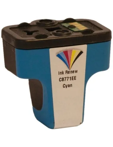 HP 363 XL CIAN Cartucho de tinta compatible cián para impresora hp 363 (c8771ee) 13ML