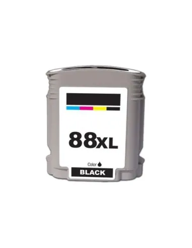 HP 88XL NEGRO Cartucho de tinta para impresora hp 88XL negro compatible officejet pro series 69 ml. C9396A