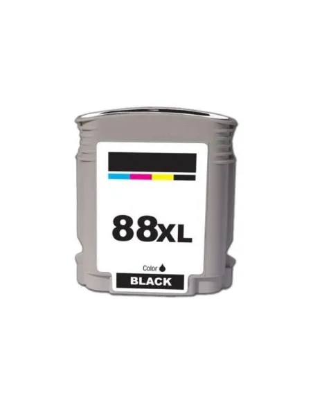 HP 88XL NEGRO Cartucho de tinta para impresora hp 88XL negro compatible officejet pro series 69 ml. C9396A