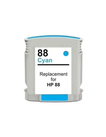 HP 88XL CIAN Cartucho de tinta para impresora hp 88XL CYAN compatible officejet pro series 28 ml. C9391A