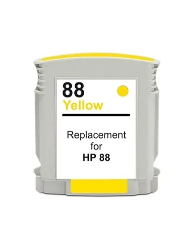 HP 88XL AMARILLO Cartucho de tinta para impresora hp 88XL AMARILLO compatible officejet pro series 28 ml. C9393A