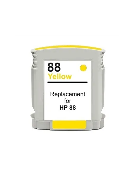 HP 88XL AMARILLO Cartucho de tinta para impresora hp 88XL AMARILLO compatible officejet pro series 28 ml. C9393A