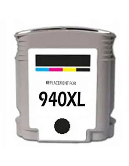 HP 940XL NEGRO Cartucho de tinta NEGRO compatible hp 940xl 60ML C4906AE
