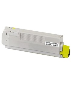 tóner compatible OKI C5850 / C5950 / MC560 AMARILLO 6000C.