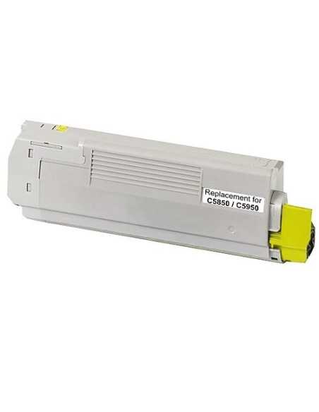 tóner compatible OKI C5850 / C5950 / MC560 AMARILLO 6000C.