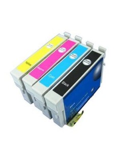 Epson T0611-T0612-T0613-T0614 pack 4 cartuchos compatibles NonOem Epson T0611/2/3/4