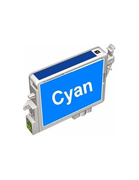 Cartucho tinta para impresora color cián epson c70-c80 compatible t0322