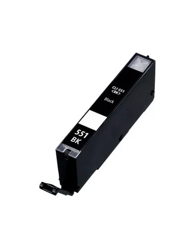 CLI-551XL-BK CANON NEGRO Compatible CLI-551XL BK(Alta Capacidad) Canon Pixma IP7250 MG5450 MG6350 MX725 MX925
