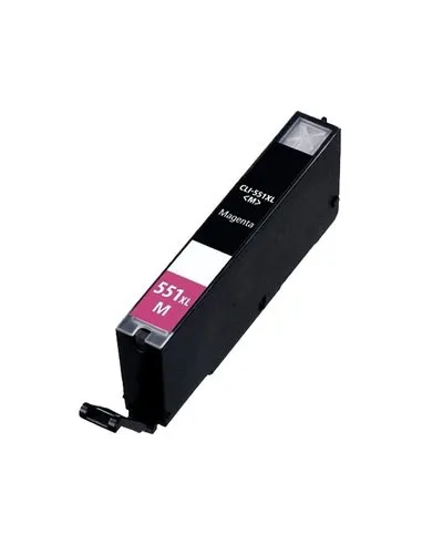 CLI-551XL-M CANON MAGENTA Compatible CLI-551XL-M (Alta Capacidad) Canon Pixma IP7250 MG5450 MG6350 MX725 MX925