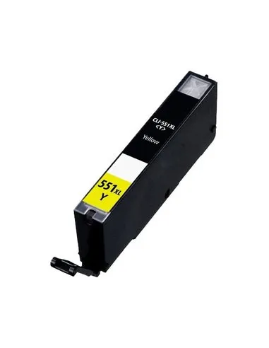 CLI-551XL-Y CANON AMARILLO Compatible CLI-551XL-Y (Alta Capacidad) Canon Pixma IP7250 MG5450 MG6350 MX725 MX925