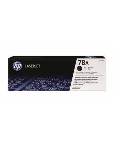 Cartucho toner original impresora hp laser negro ce278a para p1500/ p1600/ p1560/ p1566/ p1606dn
