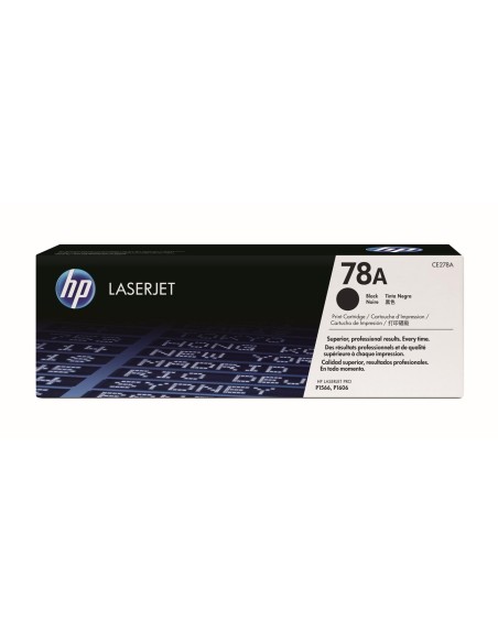 Cartucho toner original impresora hp laser negro ce278a para p1500/ p1600/ p1560/ p1566/ p1606dn
