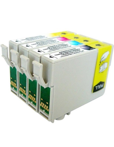 pack 4 tintas compatibles  Epson T0551+T0552+T0553+T0554
