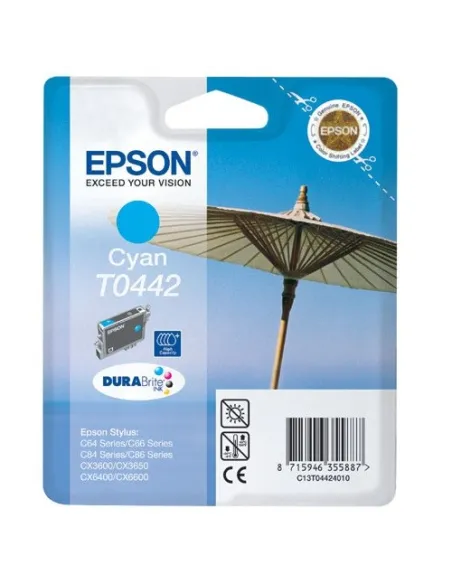 Epson T0442 cartucho cián original 