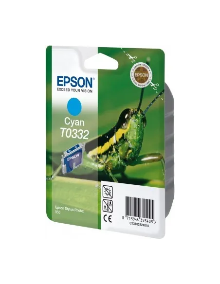 cartucho cián original Epson T0332