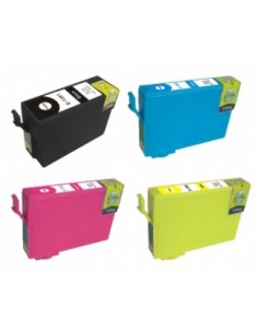 T1301/2/3/4 EPSON Pack Ahorro 4 tintas compatibles Epson T1301 - T1302 - T1303 - T1304