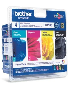 pack cartuchos originales Brother LC1100 (BK-C-M-Y)
