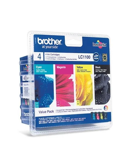 pack cartuchos originales Brother LC1100 (BK-C-M-Y)