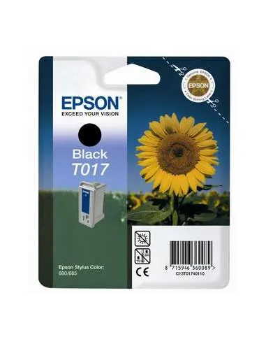 cartucho negro original Epson T017