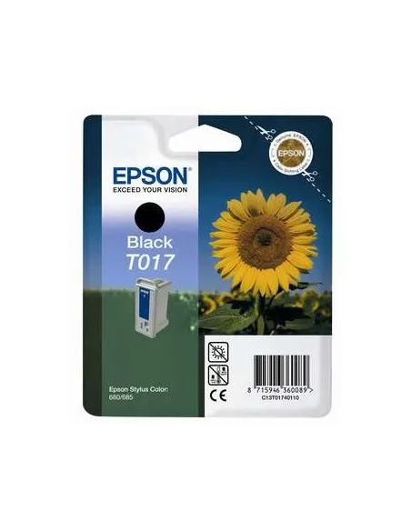 cartucho negro original Epson T017