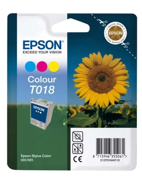 cartucho color original Epson T018
