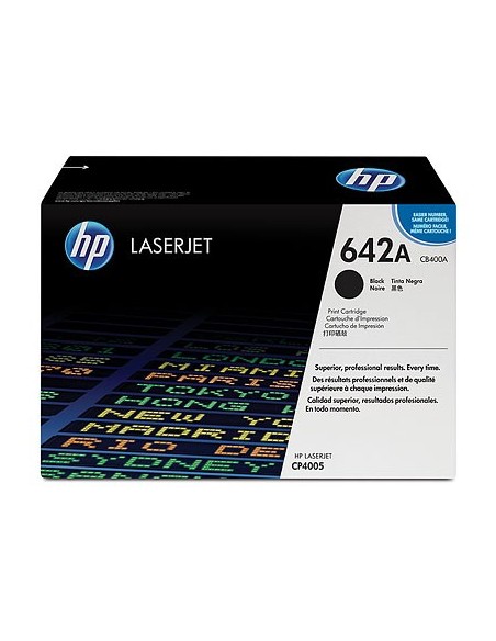 Hp cB400a laserjet color 4005 tóner negro (7.500 pág.)