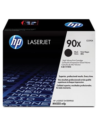 TONER LASER NEGRO HP 90X 24.000 PAGINAS LASERJET M/4555MFP/602/603