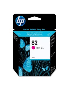 Hp cartucho inyeccion original tinta para impresora magenta 82 28ml ch567a