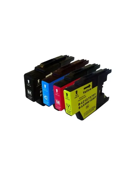 Pack Ahorro Compatible 4 colores BROTHER LC1220 (BK-C-M-Y)