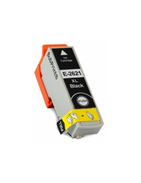 T2621 EPSON NEGRO Cartucho Compatible Negro alta capacidad para Epson T2621 26XL 25 ml