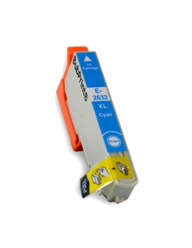 T2632 EPSON CIAN cartucho Cián Compatible con Epson T2632  26XL