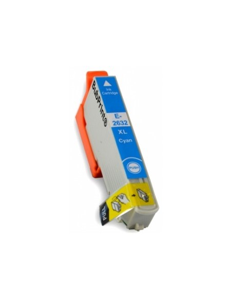 T2632 EPSON CIAN cartucho Cián Compatible con Epson T2632  26XL