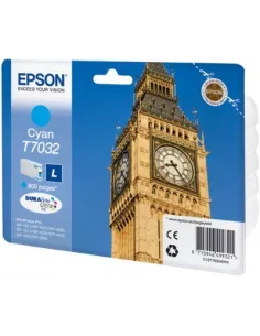 Cartucho original de tinta EPSON Cyan T7032 800 pags