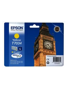 Cartucho original de tinta EPSON Amarillo T7034 800 pags