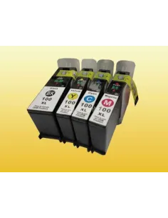 LEXMARK 100XL pack 4 cartuchos compatibles Lexmark 100xl (alta capacidad)