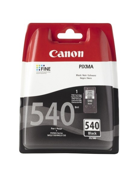 Canon PG-540 (5225B004) Cartucho original de tinta negro ~180 páginas, estandard 