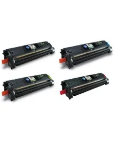 Q3960/1/2/3 HP pack 4 toners compatibles HP Q3960A-Q3961A-Q3962A-Q3963A