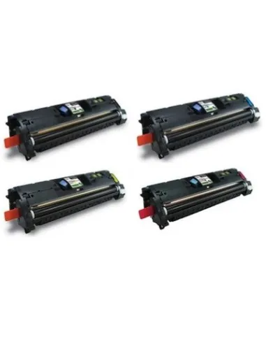 Q3960/1/2/3 HP pack 4 toners compatibles HP Q3960A-Q3961A-Q3962A-Q3963A