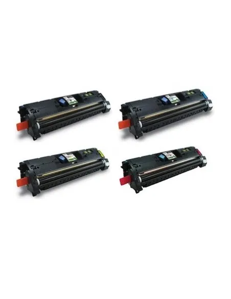 Q3960/1/2/3 HP pack 4 toners compatibles HP Q3960A-Q3961A-Q3962A-Q3963A