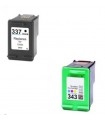 HP 337 + HP 343 pack ahorro 2 tintas compatibles