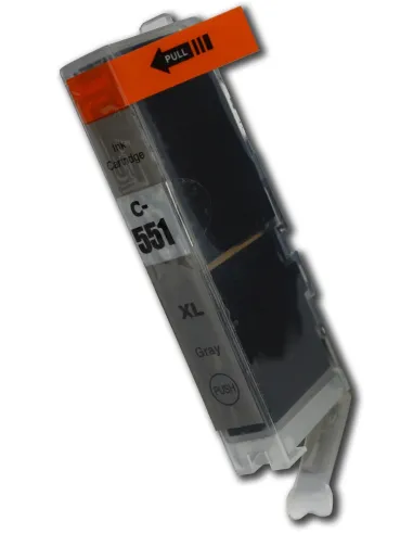 CLI-551XL-GY GRIS CANON cartucho compatible GRIS alta capacidad Canon CLI-551XL-GY