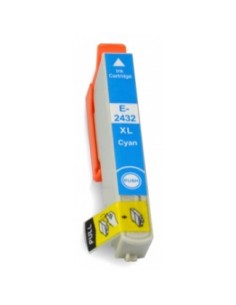 T2432 EPSON CIAN cartucho compatible cián EPSON T2432 24XL alta capacidad