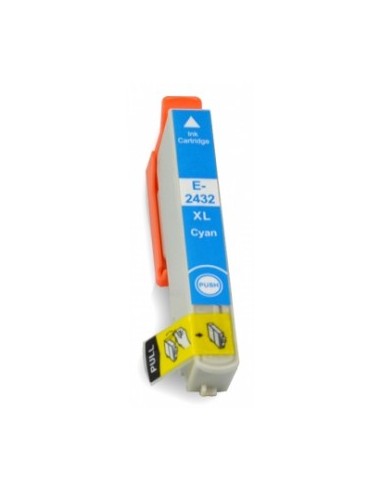 T2432 EPSON CIAN cartucho compatible cián EPSON T2432 24XL alta capacidad