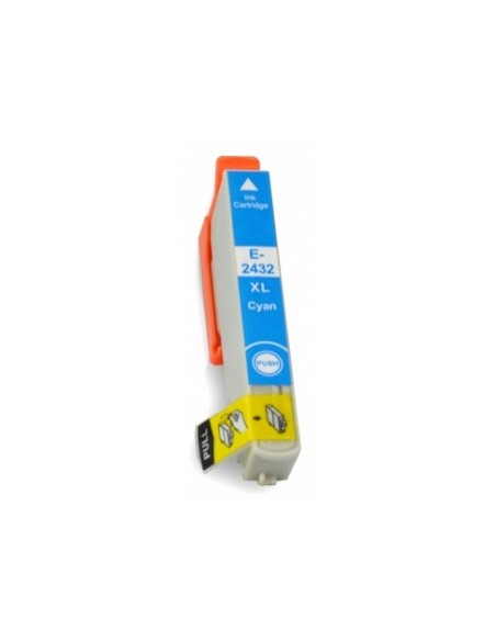 T2432 EPSON CIAN cartucho compatible cián EPSON T2432 24XL alta capacidad