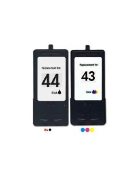 pack compatibles Lexmark 44xl + Lexmark 43xl                                                                 	