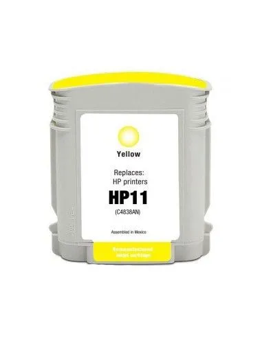 HP 11 AMARILLO cartucho compatible AMARILLO HP 11 C4838A
