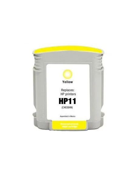 HP 11 AMARILLO cartucho compatible AMARILLO HP 11 C4838A
