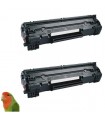 pack 2 Toner CE278A COMPATIBLE HP LaserJet Pro P1566 P1606 P1606dn
